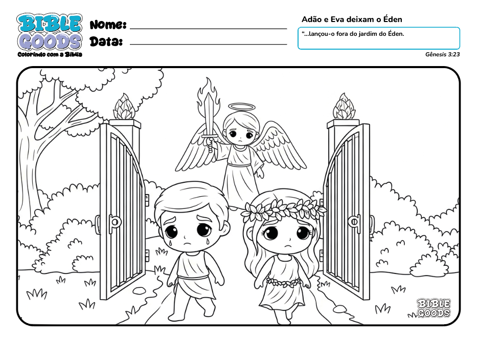 Biblie goods colorindo com a bíblia - Bobbie Goods Cristão para imprimir para PDF