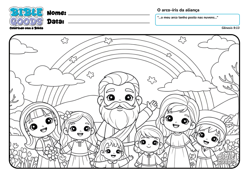 Biblie goods colorindo com a bíblia - Bobbie Goods Cristão para imprimir para PDF