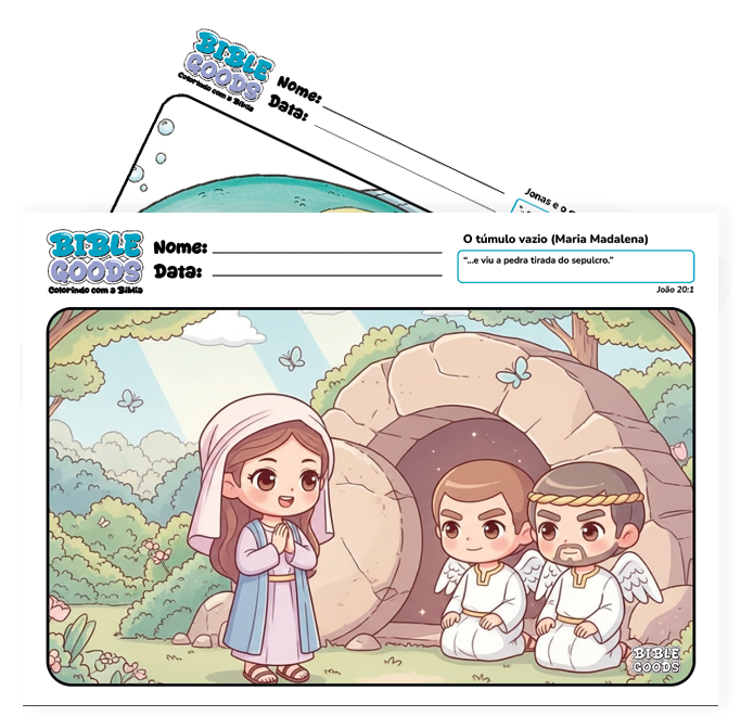 Biblie goods colorindo com a bíblia - Bobbie Goods Cristão para imprimir para PDF